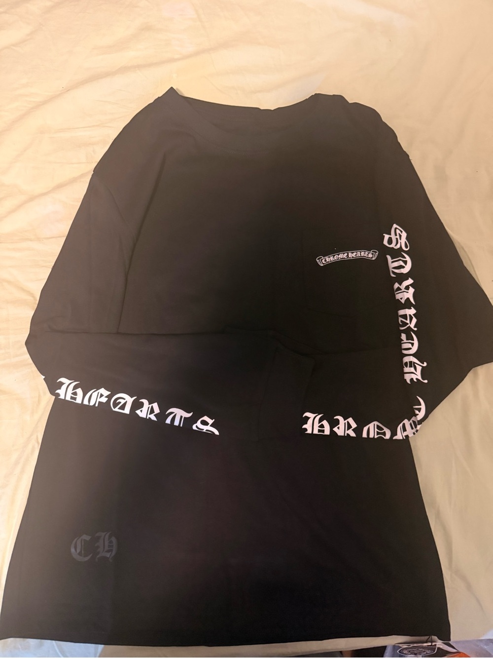 chrome hearts black longsleeve
